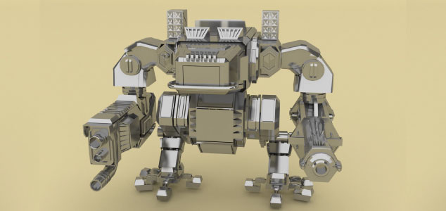 Projeto Modelagem 3D Mech Robot